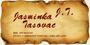 Jasminka Tasovac vizit kartica